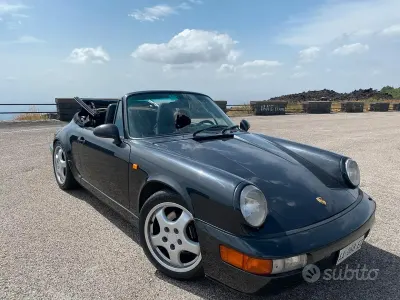 Usata Porsche 964 250 CV (183 kW) 1991 Nero Cabrio