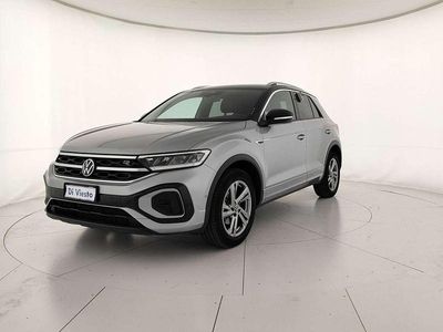 Usata VW T-Roc R-line 150 CV (110 kW) 2022 Pyrit silver metallizzato deep SUV