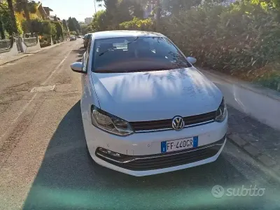 Usata VW Polo 75 CV (55 kW) 2016 Bianco Berlina