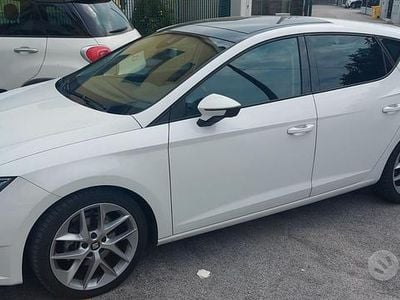 Usata Seat Leon FR 150 CV (110 kW) 2015 Bianco Berlina