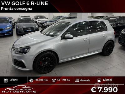 Usata VW Golf VI R-line 105 CV (77 kW) 2011 Grigio Utilitaria
