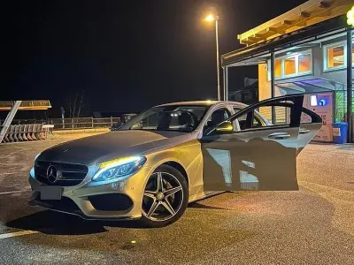 Usata Mercedes C220 170 CV (125 kW) 2017 Grigio Berlina