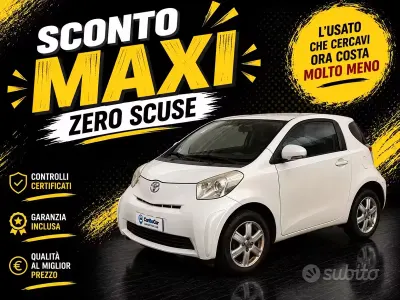 Usata Toyota iQ 68 CV (50 kW) 2009 Bianco Utilitaria