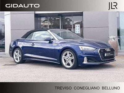 Usata Audi A5 Cabriolet Advanced 204 CV (150 kW) 2022 Blu/azzurro Cabrio