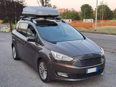 Usata Ford Grand C-Max Titanium S 125 CV (91 kW) 2015 Marrone Monovolume