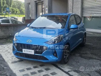 Usata Hyundai i10 Prime 67 CV (49 kW) 2020 Blu Utilitaria