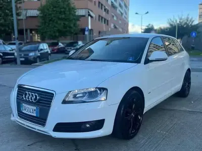Usata Audi A3 Ambition 140 CV (102 kW) 2009 Bianco Utilitaria