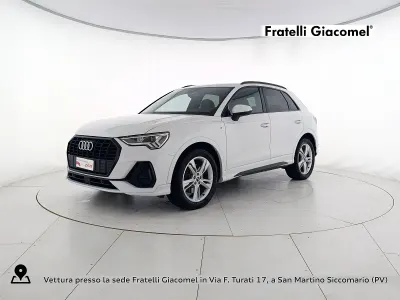 Usata Audi Q3 S-Line 200 CV (147 kW) 2022 Bianco ghiaccio metallizzato SUV