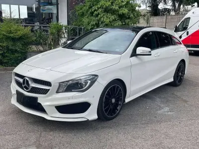 Usata Mercedes CLA200 Shooting Brake 136 CV (100 kW) 2015 Bianco Station wagon