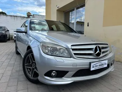 Usata Mercedes C220 AMG 170 CV (125 kW) 2009 Argento Berlina