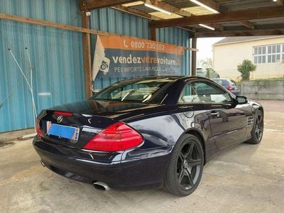 Begagnad Mercedes SL500 306 HK (225 kW) 2002 Blå Cab