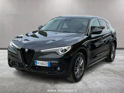 Usata Alfa Romeo Stelvio Super 210 CV (154 kW) 2017 Nero SUV