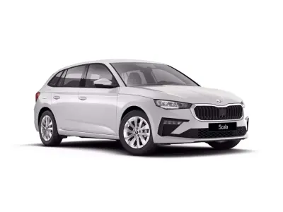 Nuova Skoda Scala Selection 116 CV (85 kW) 2025 Bianco luna metallizzato Utilitaria