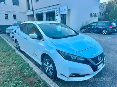 Usata Nissan Leaf Visia+ 89 kW (122 CV) 2018 Bianco Utilitaria