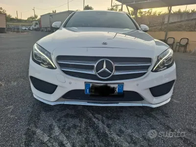 Usata Mercedes C250 211 CV (155 kW) 2018 Bianco Station wagon