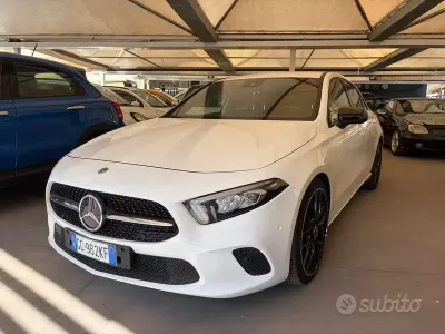 Usata Mercedes A180 Premium 116 CV (85 kW) 2020 Bianco Berlina
