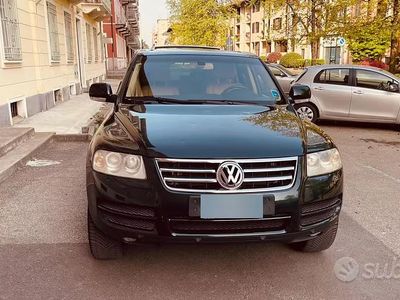Usata VW Touareg 224 CV (164 kW) 2006 Verde SUV
