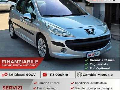 Usata Peugeot 207 90 CV (66 kW) 2007 Grigio Berlina