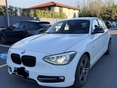 Usata BMW 118 Sport Line 143 CV (105 kW) 2014 Bianco Utilitaria