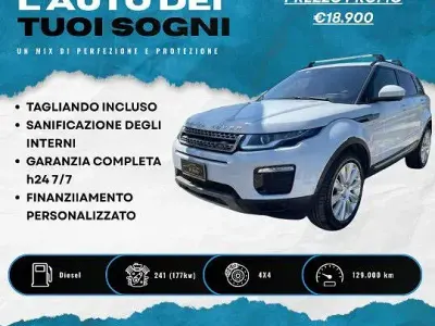 Usata Land Rover Range Rover evoque SE 241 CV (177 kW) 2018 Bianco SUV