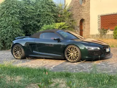 Usata Audi R8 Coupé Exclusive 525 CV (386 kW) 2015 Verde Coupé