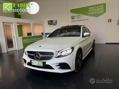 Usata Mercedes C220 Premium 194 CV (142 kW) 2019 Bianco Berlina