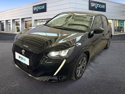 Usata Peugeot e-208 Allure 100 kW (136 CV) 2021 Nero Utilitaria