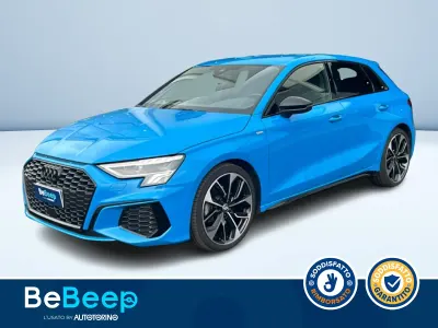 Usata Audi A3 S-Line 200 CV (147 kW) 2022 Blu metallizzato Berlina