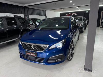 Usata Peugeot 308 GT-line 131 CV (96 kW) 2018 Blu Berlina
