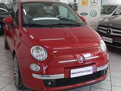 Usata Fiat 500C Pop 95 CV (69 kW) 2011 Rosso Cabrio
