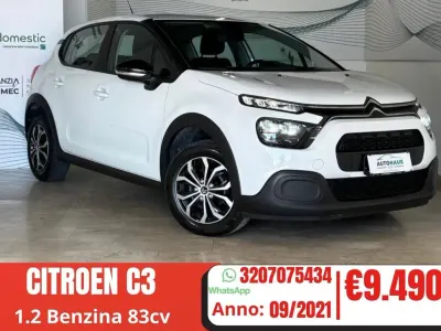 Usata Citroën C3 83 CV (61 kW) 2021 Bianco Utilitaria