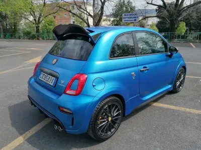 Usata Abarth 595C Competizione 179 CV (131 kW) 2021 Blu/azzurro Cabrio
