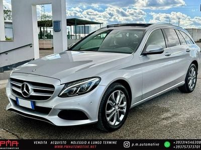 Usata Mercedes C200 Premium 136 CV (100 kW) 2016 Argento Station wagon