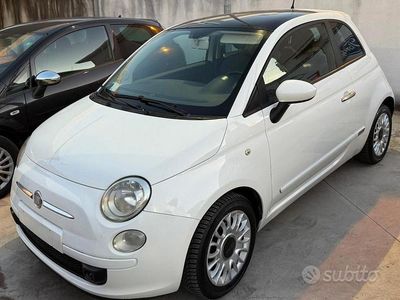 Usata Fiat 500 95 CV (69 kW) 2010 Bianco Utilitaria