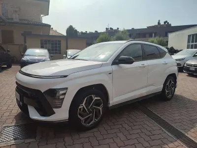 Usata Hyundai Kona N Line 141 CV (103 kW) 2024 Bianco SUV