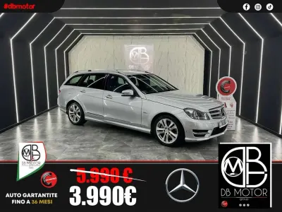 Usata Mercedes C220 Elegance 170 CV (125 kW) 2012 Argento Station wagon