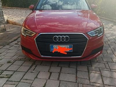 Usata Audi A3 Business 110 CV (80 kW) 2018 Rosso Berlina