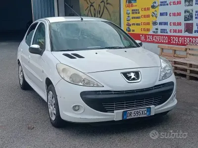Usata Peugeot 206 60 CV (44 kW) 2009 Bianco Berlina