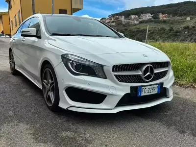 Usata Mercedes CLA200 Shooting Brake 136 CV (100 kW) 2015 Bianco Station wagon