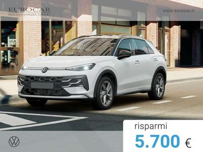 Nuova VW T-Roc Style 150 CV (110 kW) 2026 Pure white nero SUV