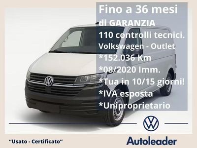 Usata VW Transporter 149 CV (109 kW) 2020 Bianco Furgone