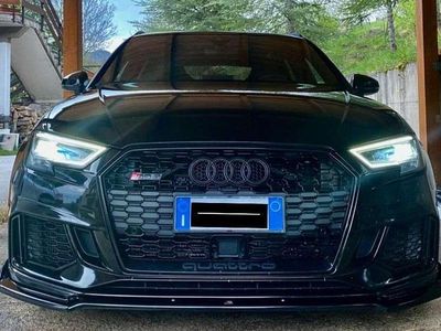 Usata Audi RS3 Sportback Ambiente 400 CV (294 kW) 2018 Nero Utilitaria