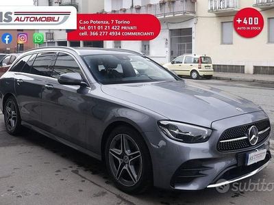 Usata Mercedes E220 Premium Plus 200 CV (147 kW) 2022 Grigio scuro Station wagon