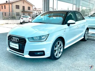 Usata Audi A1 S-Line 95 CV (69 kW) 2018 Bianco Berlina