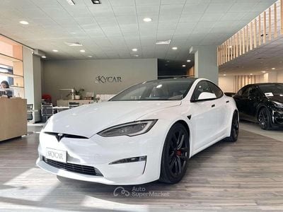 Usata Tesla Model S Plaid 356 kW (485 CV) 2023 Bianco Utilitaria