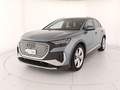 Usata Audi Q4 e-tron S-Line 150 kW (204 CV) 2023 Blu geyser metallizzato SUV