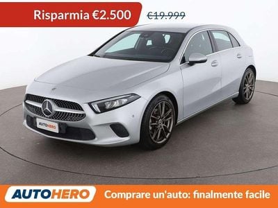 Usata Mercedes A200 163 CV (119 kW) 2019 Argento Berlina