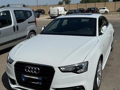 Usata Audi A5 S-Line 177 CV (130 kW) 2013 Bianco Coupé