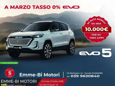 Neu EVO Evo 5 126 PS (92 kW) 2026 Rot SUV