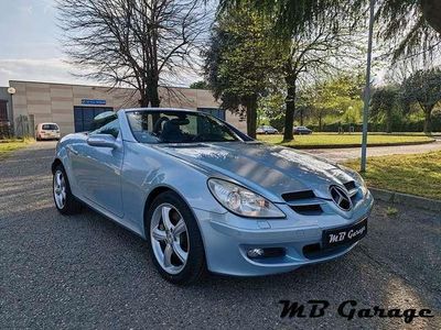 usata Mercedes SLK350 V6 - ARGENTO TELLURICO INTERNI BLU - GARANZIA